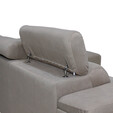 L Shape Easy Clean Fabric Sofa - 8683